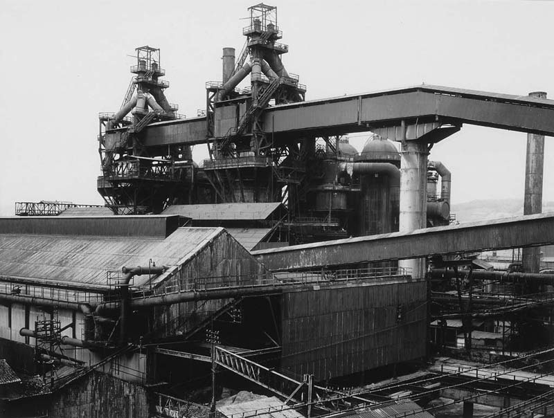 Vysoké pece železáren Seraing v období 1979-1981. Bern a Hilla Becher